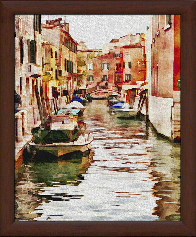 Venice Canals Watercolor XVI